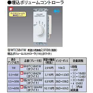 WTC5841W || パナソニック(Panasonic) 電設資材 コスモシリーズ ワイド