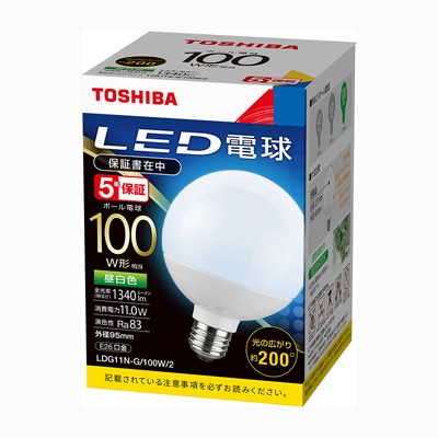 東芝TOSHIBA LED電球 LDT10L-G/S E26 10個セット 東芝（TOSHIBA） LED