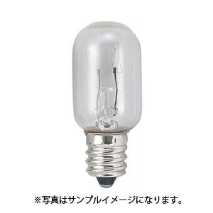 T20 E12 110V 15W(50)【東洋通商】　1個￥149.5（税込￥164.5）ナツメクリア（５０個） ナツメ T20 E12 110V-15W(C) || ナツメ球 旭光電機(アサヒ) 15W形 外径