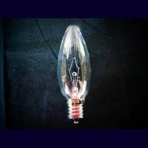 C32 E17 100/110V-25W(C) || シャンデリアランプ 旭光電機(アサヒ) 25W