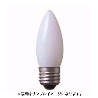 C37 E26 100/110V-25W(S) || シャンデリアランプ 旭光電機(アサヒ) 25W