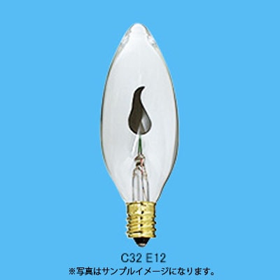 旭光電機フリッカーランプ フリッカー C32 E12 100V 1～2W || フリッカーランプ 旭光電機(アサヒ