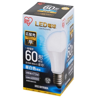 激安！大量入荷！ アイリスオーヤマ LED電球 ランプ LDA7N-G-6T5 LDA7N-G-6T5 || 一般電球型LEDランプ【6個単位販売】 アイリスオーヤマ