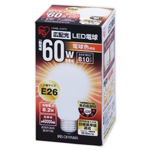 10個セット IRIS LDA8L-G-E17-6T2 LDA8L-G-E17-6T2 (アイリスオーヤマ)｜電球色相当｜LED電球