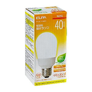 EFA10EL/7-A042H || 電球形蛍光ランプ エルパ(ELPA) 40W形相当/100V/50
