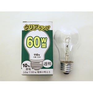 LC110V54W-TM || 白熱電球【25個入り/セット販売】 東京メタル クリア