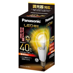 LDA7LCDW2 || LED電球 Panasonic クリア電球タイプ/40形相当/調光器