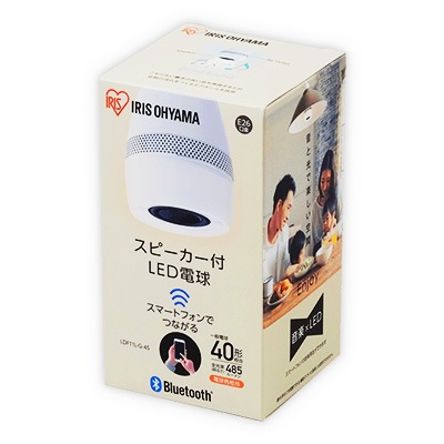 【4個セット】アイリスオーヤマ スピーカー付LED電球 LDF11L-G-4S LDF11L-G-4S || スピーカー付LED電球 アイリスオーヤマ [SPEAKER LED