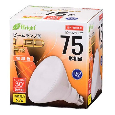 LDR7L-W20/75W || LED電球 OHM (オーム電機) ビームランプ75形相当
