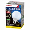 東芝 LDT6L-G/S/40W 6本 LDT8L-G-S-60W 2本 電球色 LDG6L-G/60W/2 || LED電球 東芝 ボール電球形 G95 ボール電球60W形相当