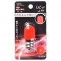 LDT1N-H-E17 13 || LED装飾電球 OHM LEDナツメ球 屋内用 AC100V [昼