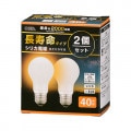 LB-DL6695W-2PN || 【2本入り】一般型白熱電球【長寿命タイプ】 OHM 