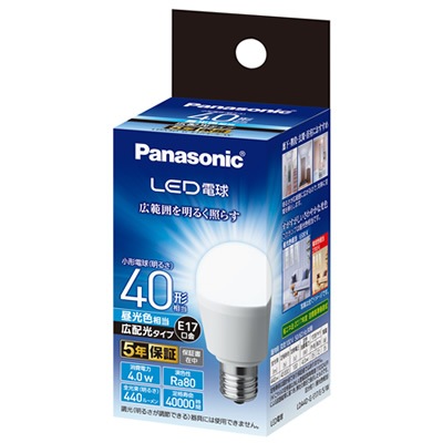 生産終了品・代替品あり】LDA4D-G-E17/E/S/W || LED電球 Panasonic