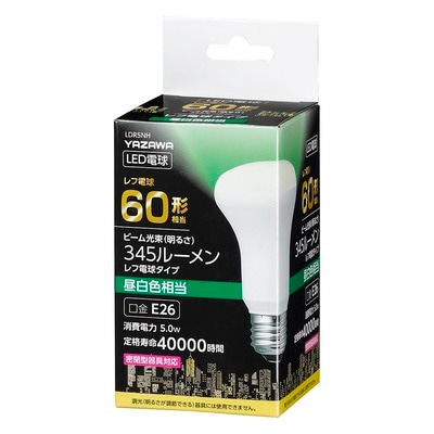 LDR5NH || LED電球【5個単位販売】 YAZAWA 【R63屋内用レフランプ形