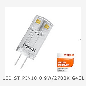 LED ST PIN10 0.9W/2700K G4CL || ミニハロゲンランプ型LEDランプ【5個