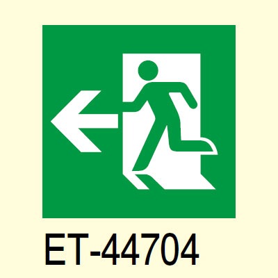 ET-44704 || LED誘導灯用表示パネル 東芝 A級 高輝度避難口誘導灯表示