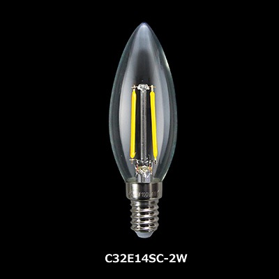 TZC32E14SC-2-100/21 || シャンデリア型LEDフィラメント電球【25個