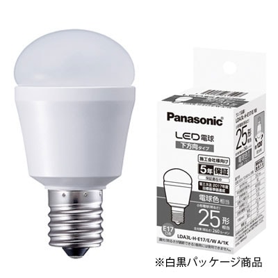 生産終了品・代替品あり】LDA3L-H-E17/E/WA/1K || 小型電球タイプLED