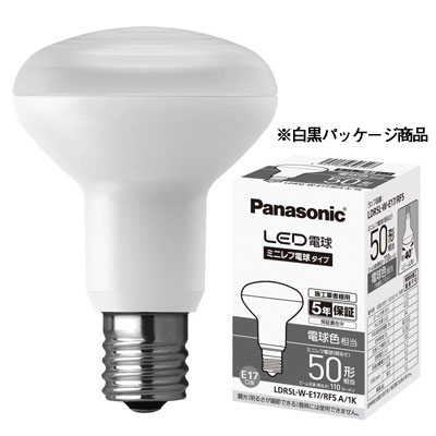 LDR5L-W-E17/RF5A/1K || LED電球 【屋内用ミニレフランプ形】＜施工