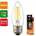 LDC4L C6 || LEDեȥŵ OHM ǥꥢ奯ꥢ  ĴԲġAC100V ŵ忧 ϡ4.0W 40/440lm Ĺ95mm/35mm E26 ʼ̿(20000h) ۸310 (ֹ:06-3469) [ohm]
