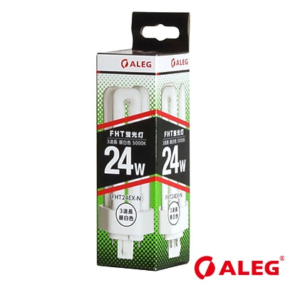 FHT24EX-N || コンパクト形蛍光ランプ【10本単位販売】 ALEG 3波長形昼