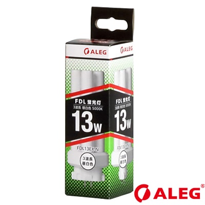 FDL13EX-N || コンパクト形蛍光ランプ【10本単位販売】 ALEG 3波長形昼
