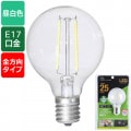 LDA2N-E17 C6/LBG5 || LEDեȥŵ OHM ŵ ڲѡ ꥢ E17 25/299lm  ۸290AC100V Ĺ80mm ¡51mm :2.0W ĴԲ (ֹ:06-3885) [ohm]