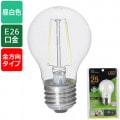 LDA2N C6/LBG5 || LEDեȥŵ OHM ŵ ڲѡ ꥢ E26 25/289lm  ۸290AC100V Ĺ87mm ¡51mm :1.9W ĴԲ (ֹ:06-3887) [ohm]