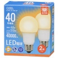 LDA5L-G AG6 2P || �����ŵ��LED�ŵ� OHM ��2�����۲�����/̩�ķ�����б�/Ĵ���Բ� �������۸�280��40W������ �ŵ忧(Ra84) 510lm E26���� ��Ĺ��105mm������¡�55mm ��������:4.6W AC100V ��ʼ�̿:40000h 5ǯ�ݾ� (������:06-5517) [ohm]