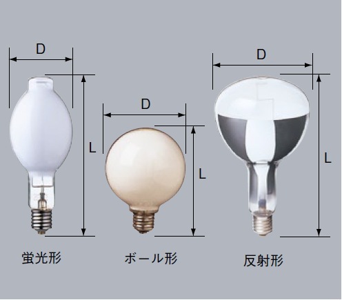 バラストレス水銀ランプ 三菱 通販 | 三菱オスラム BHRF200/220V160W/T