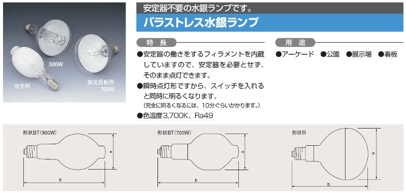 生産終了品・代替品あり】BHTF210V-500W || 日立(HITACHI) || 500形