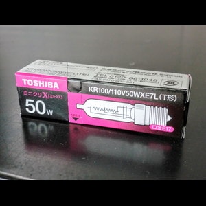 生産終了品・代替品あり】KR100/110V50WXE7L | 東芝(TOSHIBA) 16ミリ径