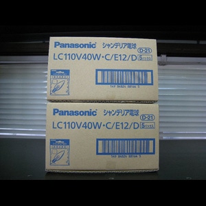LC110V40W・C/E12/D | Panasonic 32ミリ径 40形 110V用 クリア