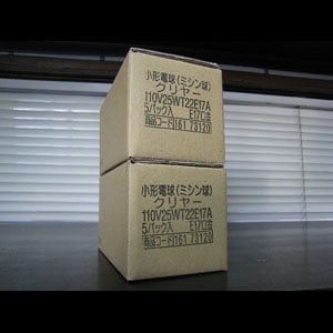 生産終了品・代替品あり】110V25WT22E17A | 東芝(TOSHIBA) 22ミリ径 25