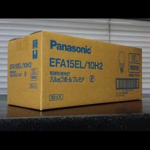 EFA15EL/10H2 | Panasonic A15形(一般電球形状) 電球60形タイプ 電球色
