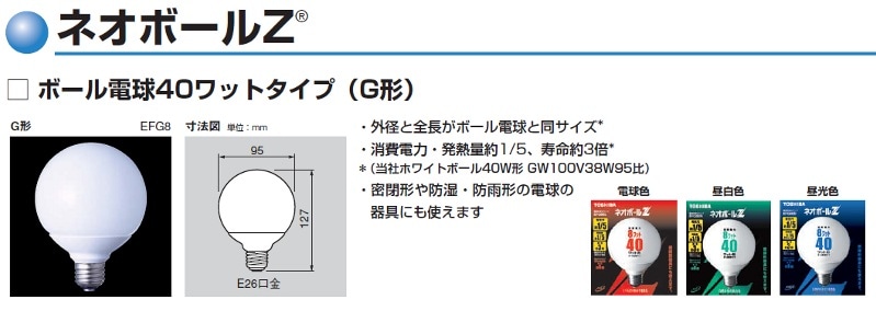 8個】TOSHIBA ネオボールZ D形60Wタイプ 口金直径17mm 電球色 TOSHIBA