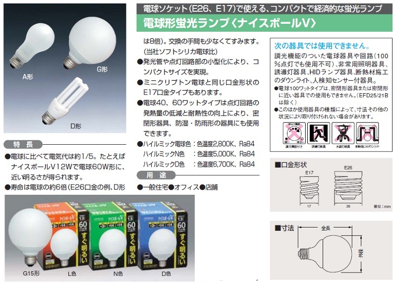 生産終了品・代替品あり】EFG15EN/13B | 日立(HITACHI) G15形 電球60W