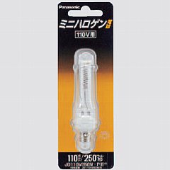 JD110V250W・P/E/X | Panasonic 250形 クリア 110V用 E11口金 色温度