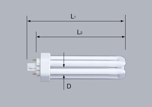 箱無し2個セット 軽い 三菱電機FHT42EX-Lコンパクト形蛍光ランプBB3