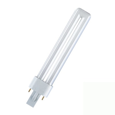 DULUX S 9W/827 || コンパクト形蛍光ランプ OSRAM DULUX S 9形 口金