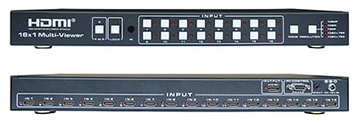 HDSW-1601MV 16����1���ϡ�HDMI���ص����ޥ���ӥ塼����ص�ǽ���