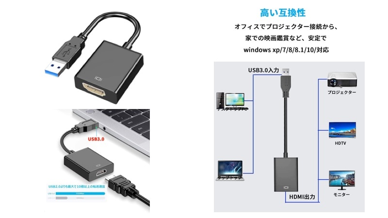 USB3-HDMI��USB3.0�ݡ��Ȥ���HDMI�Ѵ������ץ���