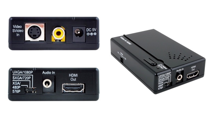 CM-398H ����ݥ��åȡ�S�ӥǥ� + ���� to HDMI�Ѵ����������—��ǽ���