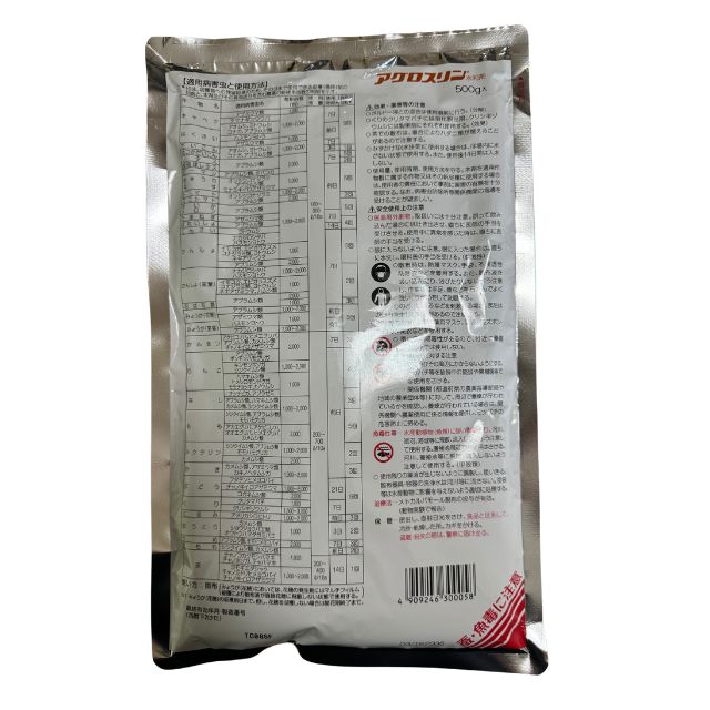 商品画像　アグロスリン水和剤　500ｇ