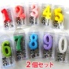 ナンバーキャンドル2個【スイーツとの同梱注文品】 こちらの商品はケーキとの同梱配送のみご注文承ります|ローソク