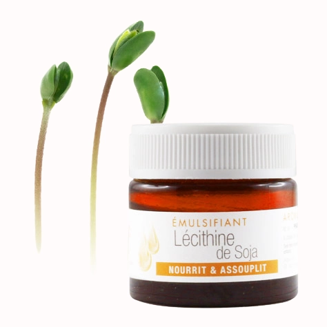 【アロマゾーン】　大豆レシチンワックス　《非遺伝子組み換え》　しっとり100％天然植物由来乳化剤　（100ml）