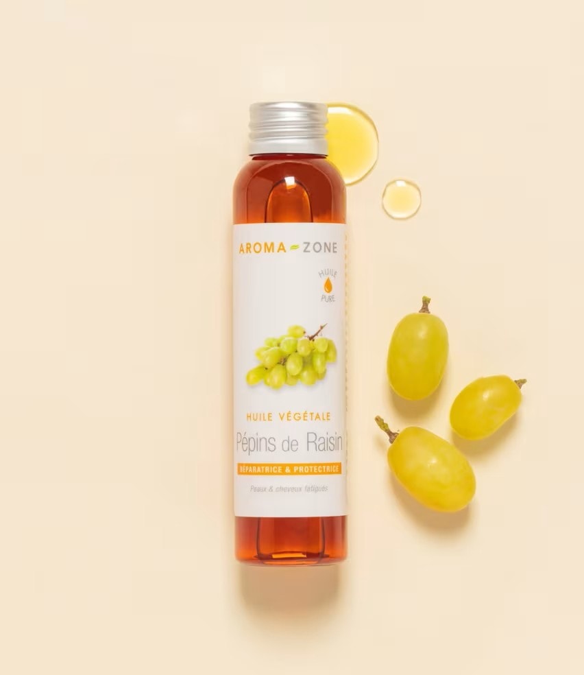 【アロマゾーン】　オーガニック　グレープシードオイル　＜100ml、250ml、1000mlサイズ（１L）＞