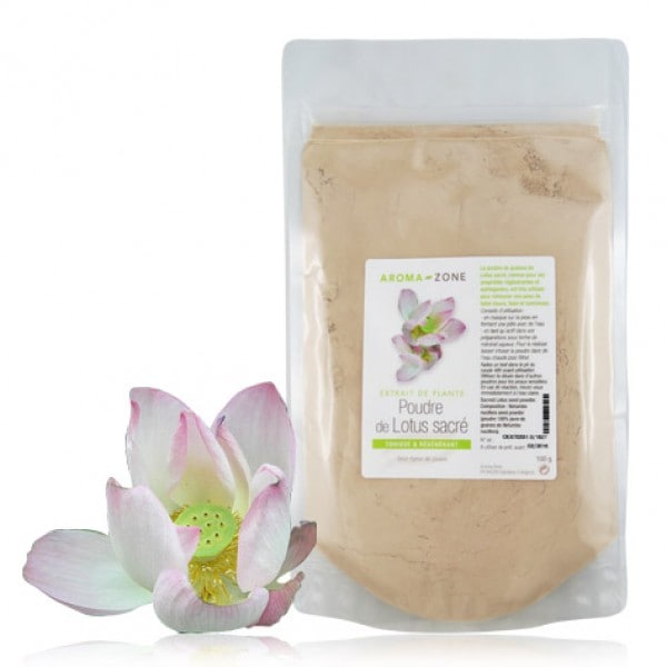 神聖ロータス アーユルヴェーダパウダー 　100%天然オーガニック　Lotus sacre poudre 100g　【アロマゾーン】　