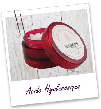 【アロマゾーン】　ヒアルロン酸　保湿剤有効成分　（フランス製100％天然）1g　Acide Hyaluronique