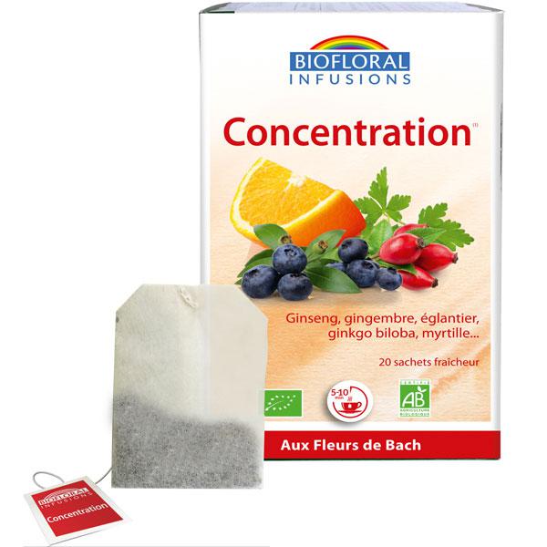 【ビオフローラル】　集中力アップ・疲労回復ハーブティー　59種類のオーガニック植物入りスウェーデンの入りスウェーデンのエリクサー　20袋　BIOFLORAL